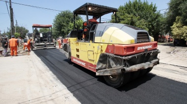 Cascallares recorrió la obra de la calle Diómede