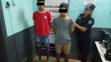 Menores detenidos por robar con la réplica de un arma