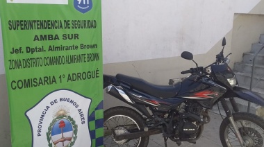 Detuvieron a dos motochorros en Adrogué