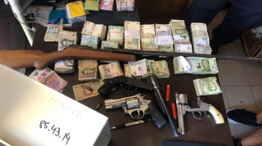 Temperley: su pareja lo denunció por amenazas y cayó con un poderoso arsenal