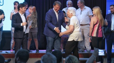 Kicillof y Cascallares lanzaron el programa “Mi escritura, mi casa”