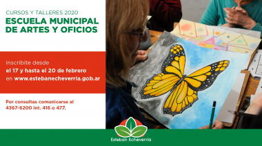 Comienza la inscripción a la Escuela Municipal de Artes y Oficios