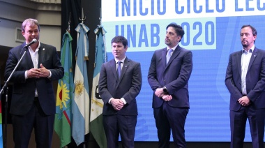 Nicolás Trotta y Mariano Cascallares inauguraron el primer ciclo lectivo de la UNAB
