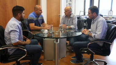 Grindetti recibió a Martiniano Molina