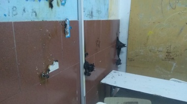 Entraron a la madrugada y y casi prenden fuego las aulas de una escuela