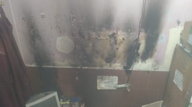 Entraron a la madrugada y y casi prenden fuego las aulas de una escuela