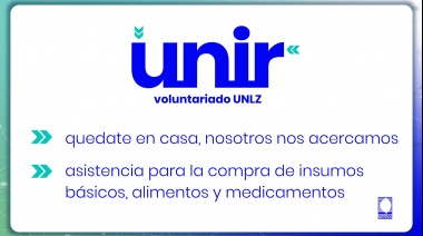 Coronavirus: la UNLZ convoca a voluntarios para que asistan a la población de riesgo durante la cuarentena