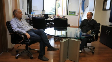 Insaurralde y Grindetti mantuvieron un encuentro para analizar el estado de situación de la pandemia