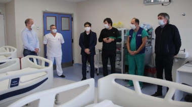 Insaurralde, Kicillof y Máximo Kirchner recorrieron el hospital Llavallol
