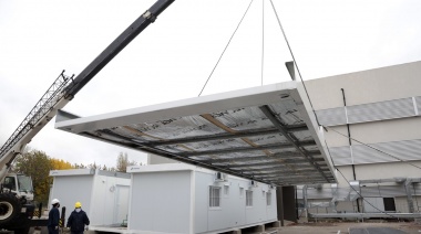 Instalan un hospital modular de aislamiento en el hospital Meléndez