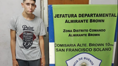 Megaoperativo en Brown en una causa por robos a camionetas de empresas de distribución