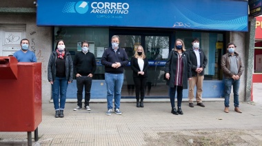 Cascallares encabezó la habilitación de una nueva oficina de Correo Argentino