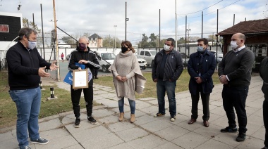 Cascallares encabezó el acto por el Día de la Patria en Rafael Calzada
