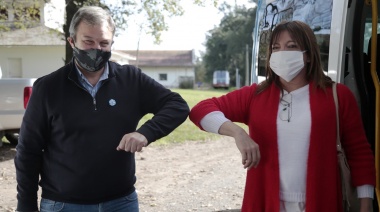 Lizy Tagliani y su recorrida solidaria por Almirante Brown