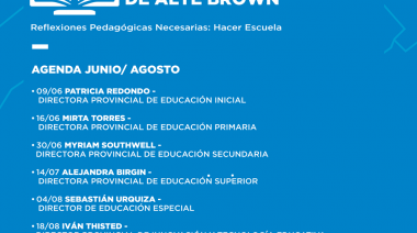 Debaten cómo será la Escuela Post Pandemia en Almirante Brown