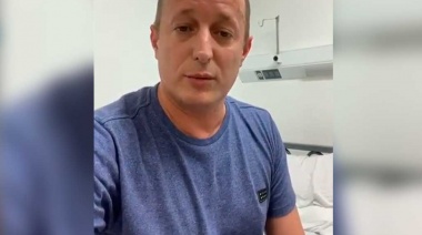 Martín Insaurralde está estable y mostró su buen estado de ánimo en redes sociales