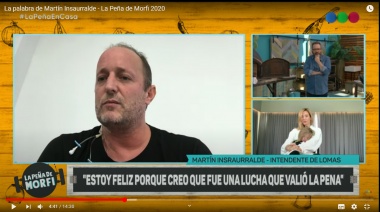 Martín Insaurralde habló sobre su estado de salud en la TV: “Me siento bárbaro”