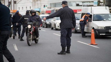 El intendente Grindetti supervisó los operativos de control de tránsito