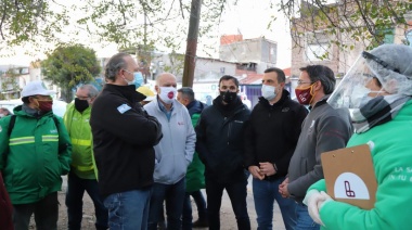 Berni y Grindetti se mostraron juntos en unos de los asentamientos más grandes del Conurbano