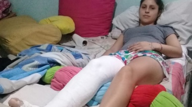 “Quiero que lo agarren para que no le pase lo mismo a nadie”, pidió la mujer fracturada por el robo de su celular