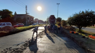 Avanzan las obras de repavimentación y mejorados de calles brownianas
