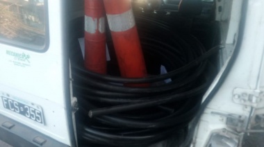 Detuvieron a un “roba cables” que operaba junto a una banda de falsos empleados de Telefónica
