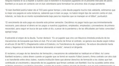 Luciano Pons, cerca de convertirse en el primer refuerzo de Banfield