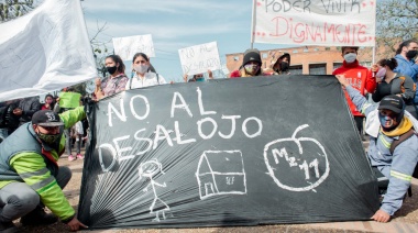 Toma de tierras en Guernica: buscan evitar el inminente desalojo