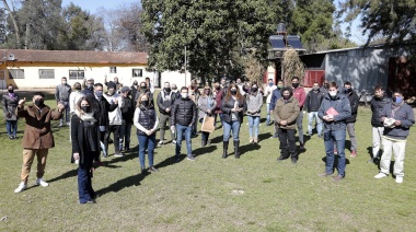 Cascallares y la titular de Sedronar visitaron la Fundación Vida Nueva