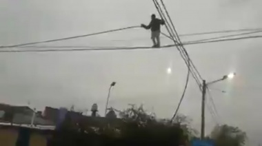 ¿Un artista del robo? insólita detención de un “roba cables trapecista” en Lomas de Zamora
