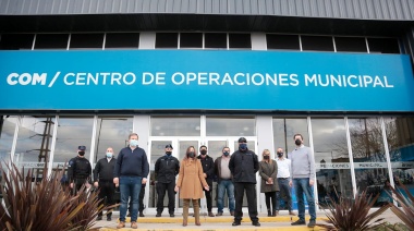 Cascallares y Frederic recorrieron bases de Gendarmería y de la Policía Federal en Brown