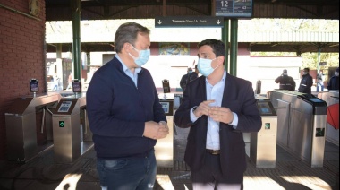 Cascallares y Marinucci presentaron una cámara termográfica en la estación Burzaco
