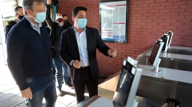Cascallares y Marinucci presentaron una cámara termográfica en la estación Burzaco