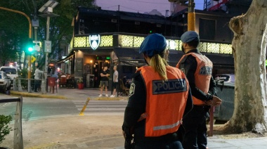 Comenzaron a funcionar los operativos de seguridad nocturnos en las zonas gastronómicas de Lanús