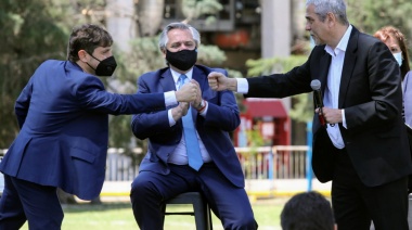 Alberto Fernández y Axel Kicillof encabezaron un acto donde Shell anunció inversiones en Avellaneda 