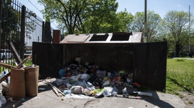 Lomas amaneció repleta de basura luego del fin de semana largo