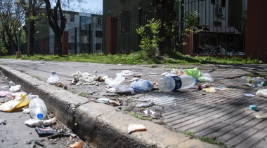 Lomas amaneció repleta de basura luego del fin de semana largo