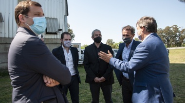 Junto a Cascallares, Katopodis y Guzmán anunciaron una obra para evitar inundaciones en el Parque Industrial