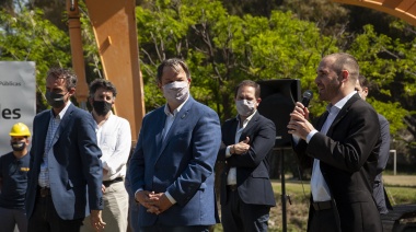 Junto a Cascallares, Katopodis y Guzmán anunciaron una obra para evitar inundaciones en el Parque Industrial