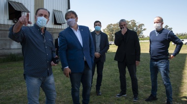 Junto a Cascallares, Katopodis y Guzmán anunciaron una obra para evitar inundaciones en el Parque Industrial