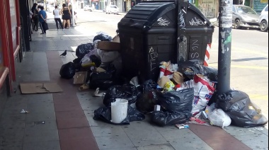 Sigue el conflicto por la recolección de residuos: calles repletas de basura y amenazas de nuevos paro