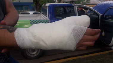 Vecinos atacaron con palos y piedras a policías en una gresca barrial