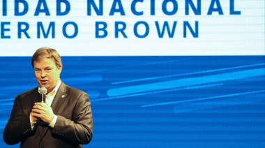 Desde el municipio de Brown invitaron a los vecinos a inscribirse a la UNAB y recordaron que siguen la obras en la Quinta Rocca