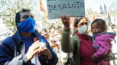 Luego de la represión, los desalojados de Guernica piden una solución de fondo a sus reclamos