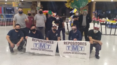 Trabajadores de supermercados realizaron asambleas simultáneas en reclamo de un bono por ser esenciales