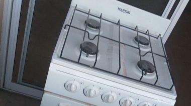 Sorprendieron "infraganti" a un ladrón tratando de robar una cocina