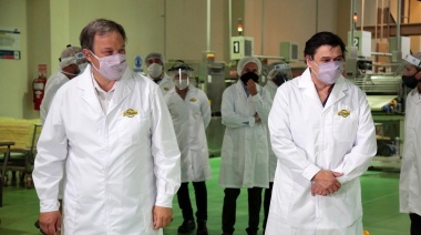 Cascallares y Moroni recorrieron fabricas del parque industrial de Brown