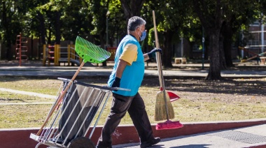 Lanús: el municipio avanza en el arreglo y mantenimiento de las plazas