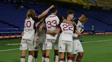 Lanús dio el golpe ante Boca y se mantiene con vida