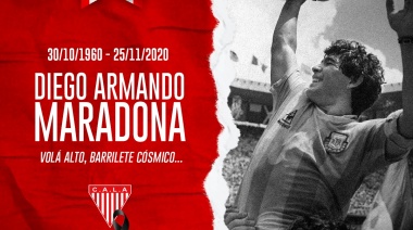 “Volá alto barrilete cósmico”: el fútbol despidió a Diego Armando Maradona